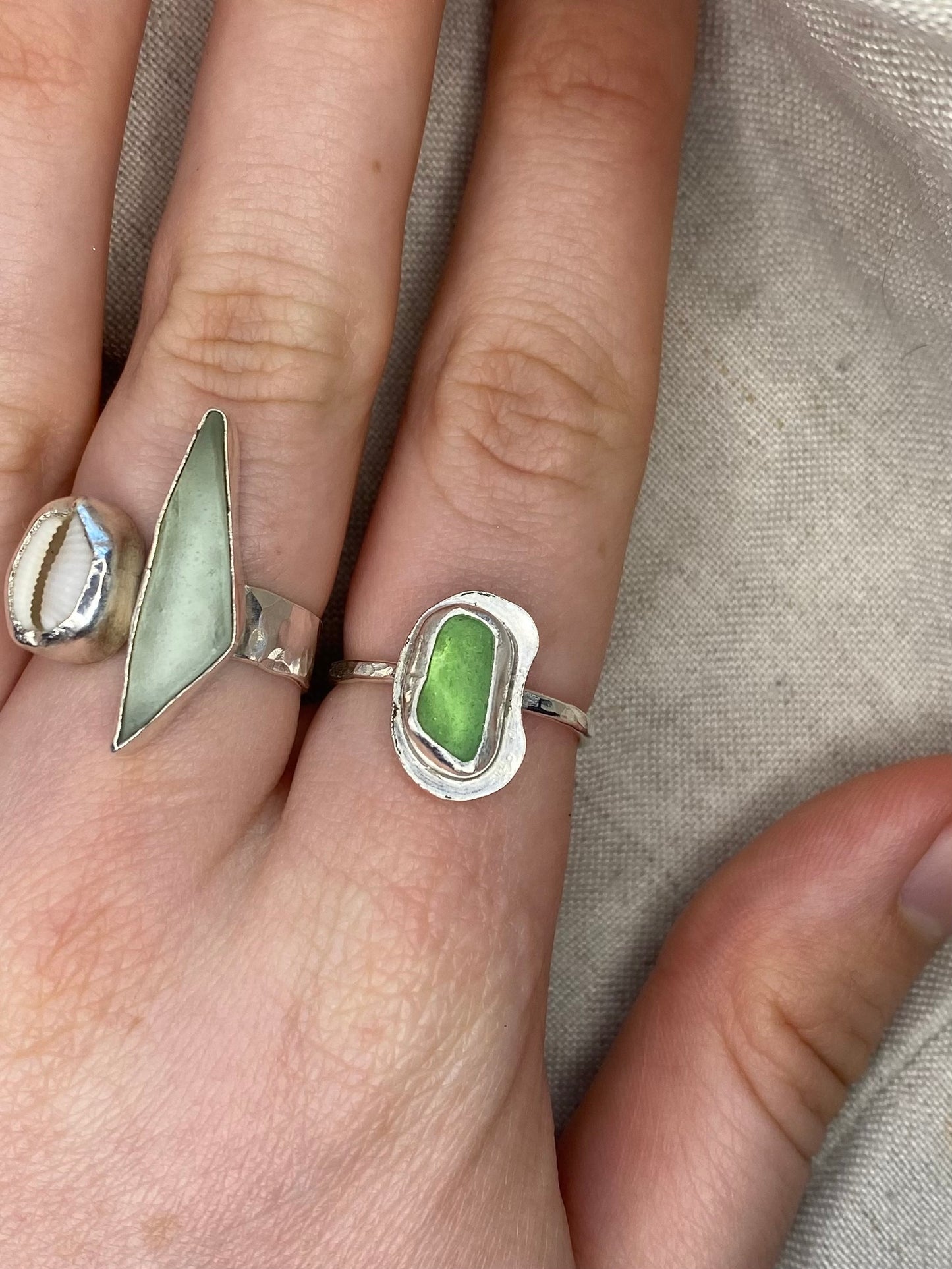 Rock Pool Ring - Green