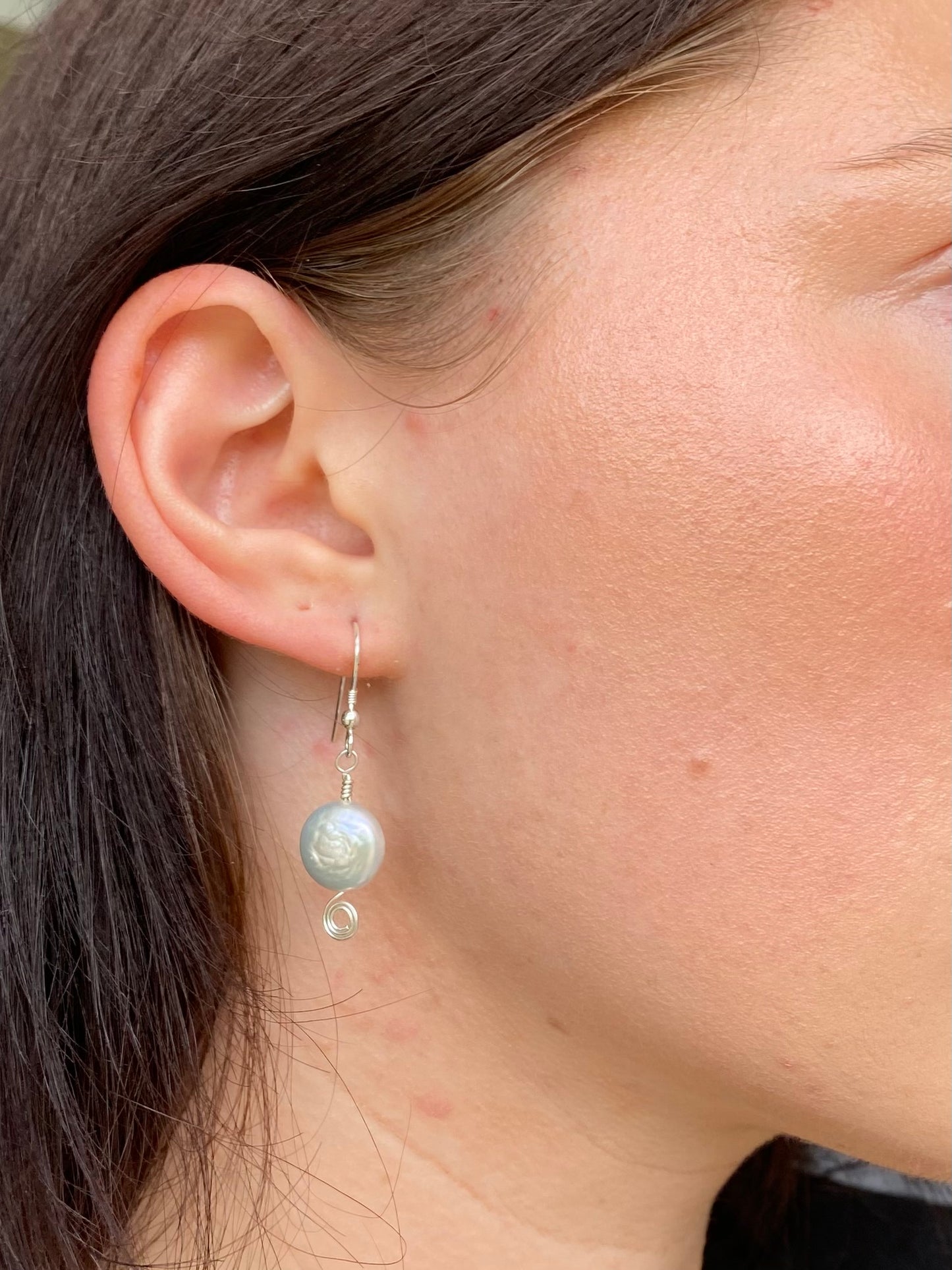 Pearl Earring Set - Spiral