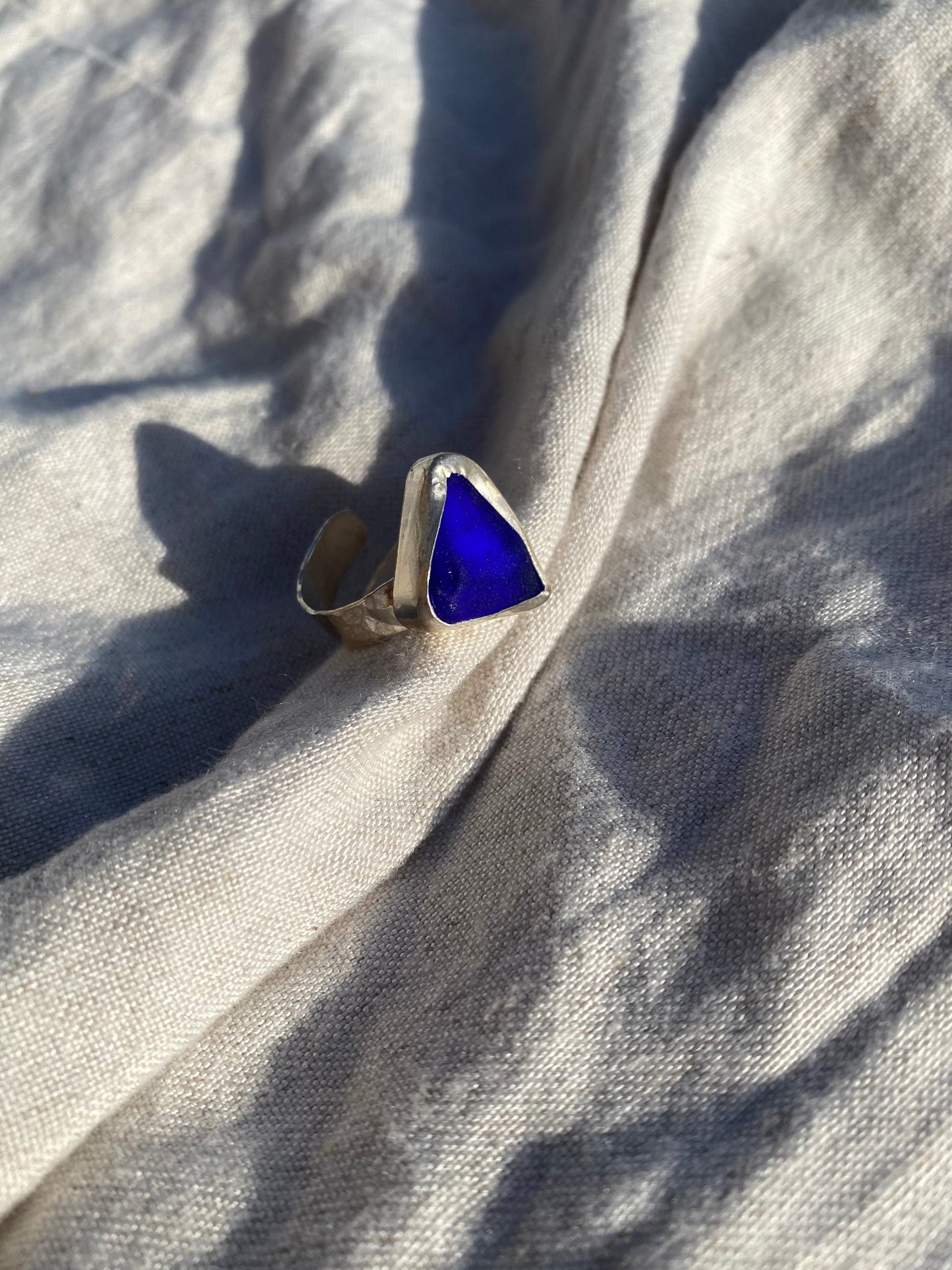 Thick Band Ring - Blue