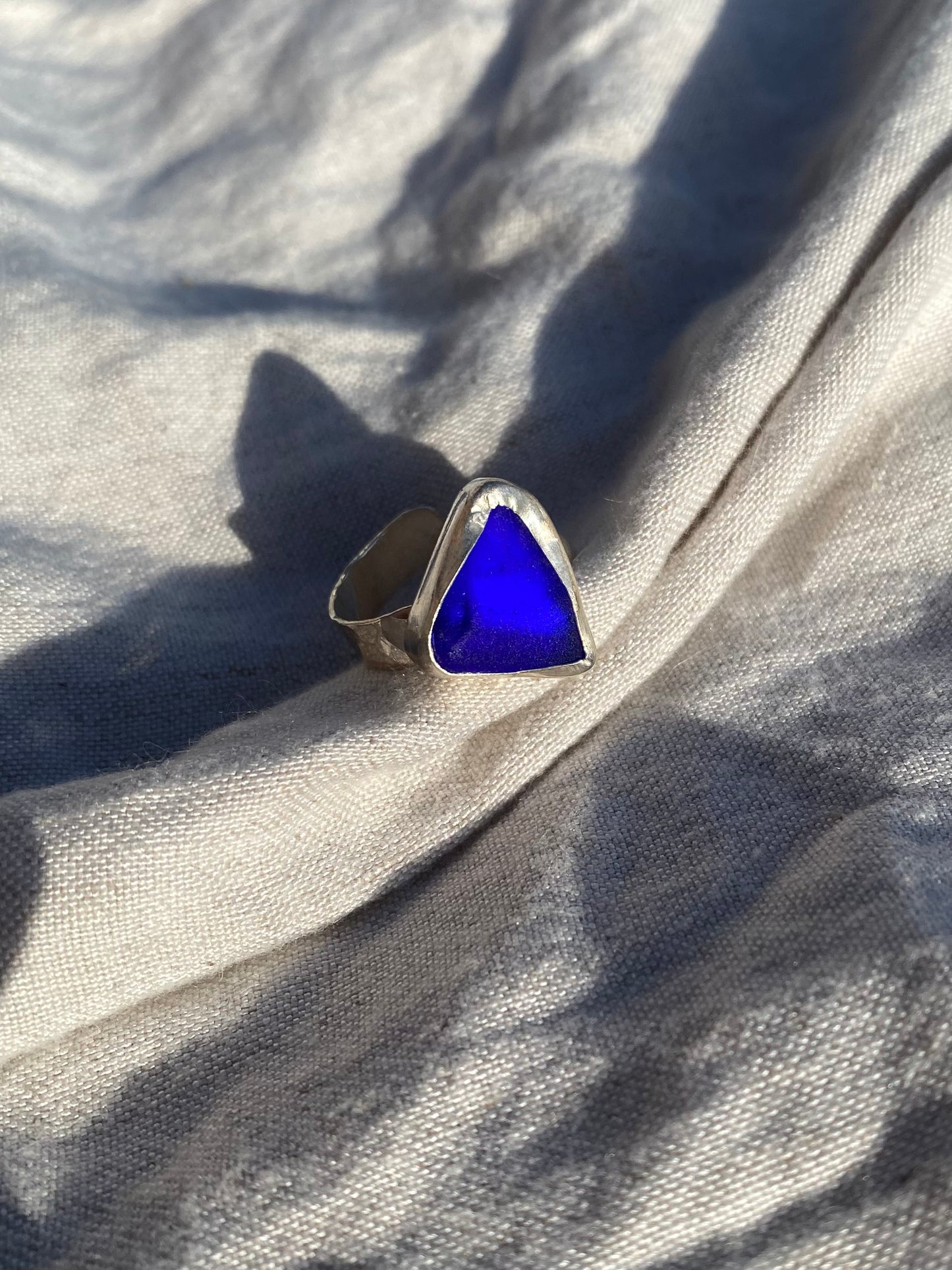 Thick Band Ring - Blue