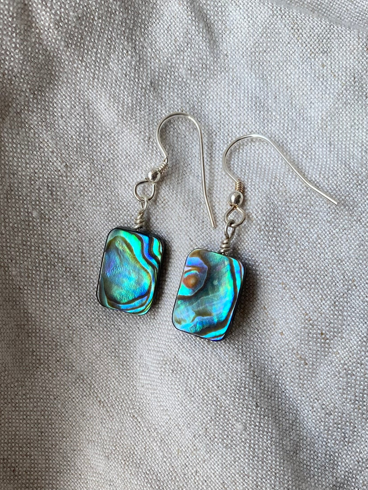 Abalone Shell Earring Set - Plain
