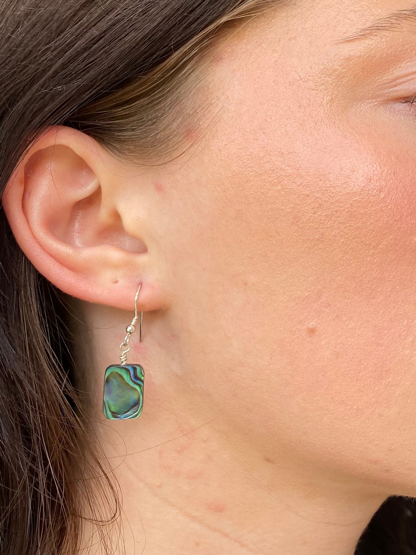 Abalone Shell Earring Set - Plain