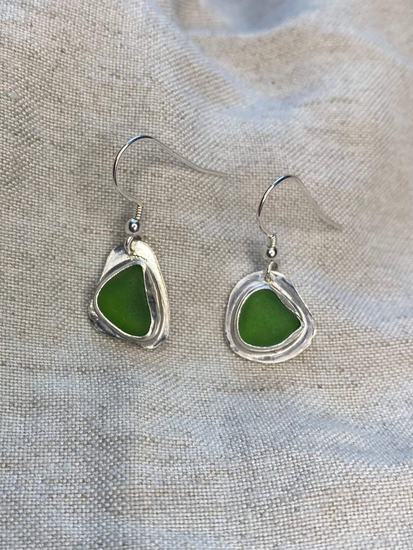 Rock Pool Earrings - Green